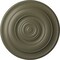 Ekena Millwork Niobe Ceiling Medallion (Fits Canopies up to 8 5/8"), Hand-Painted Spartan Stone, 18"OD x 1 1/2"P CM18NISSF - alternate 1